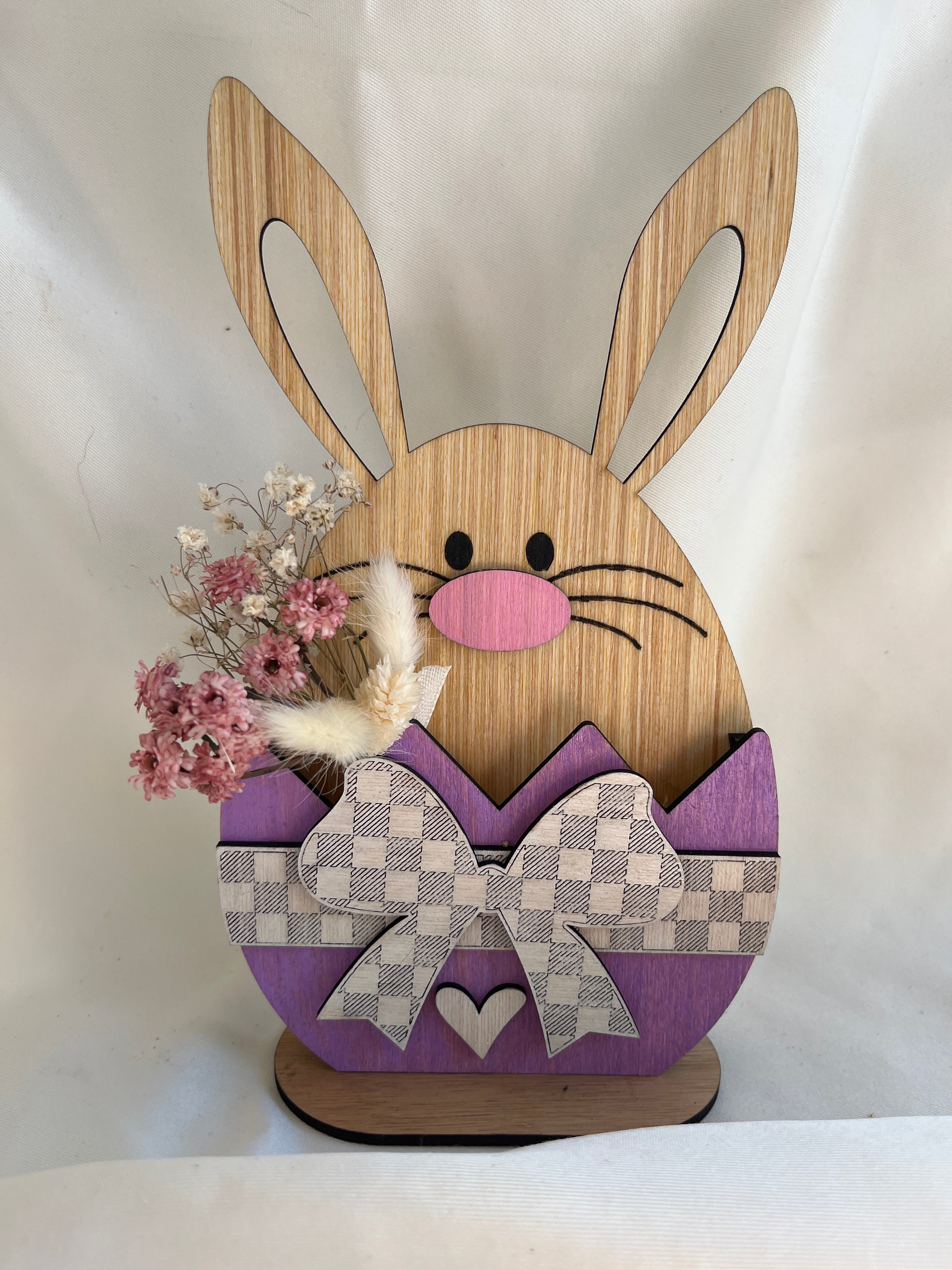 Pâques - lapin fleurs