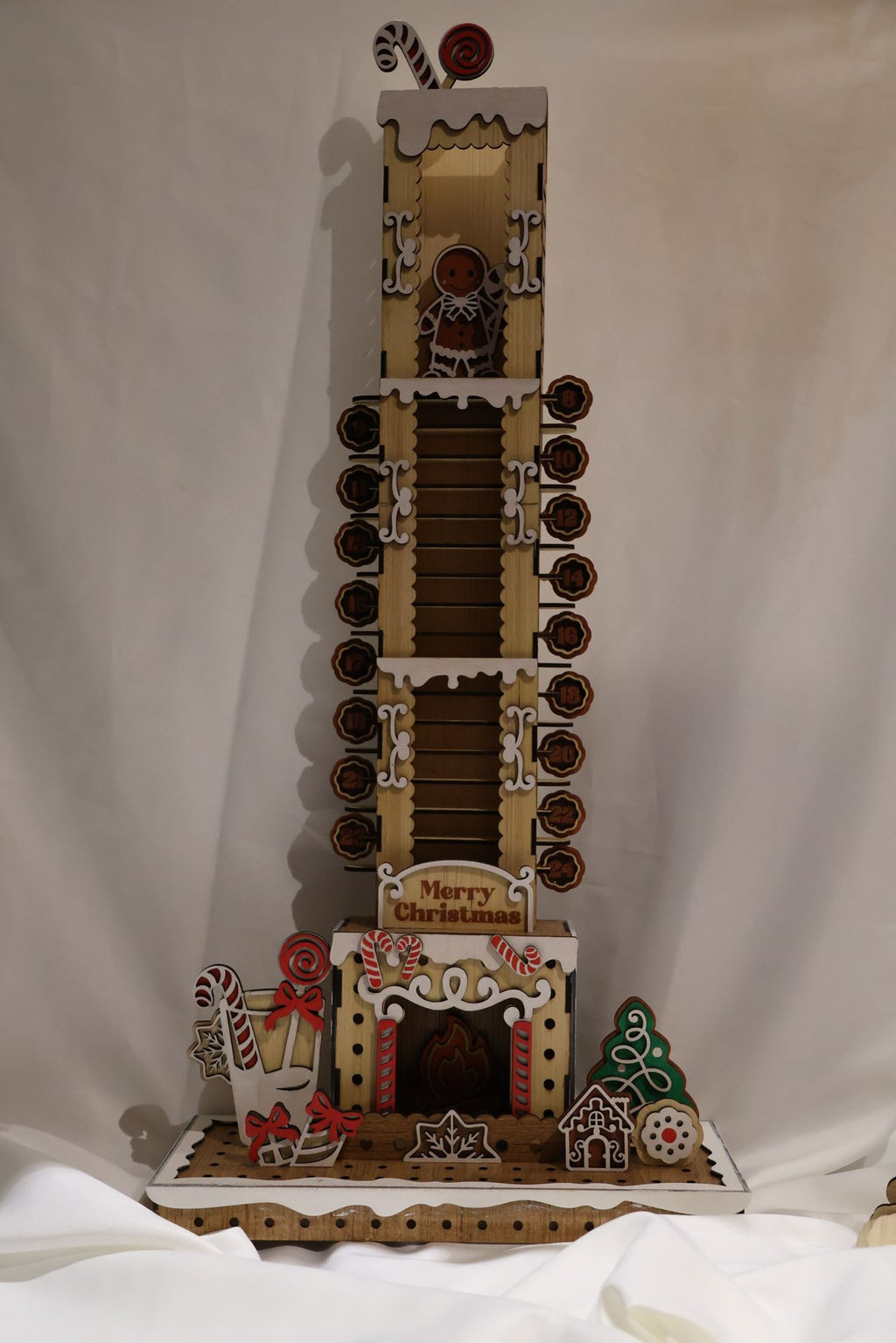 Noël - Cheminée décompte