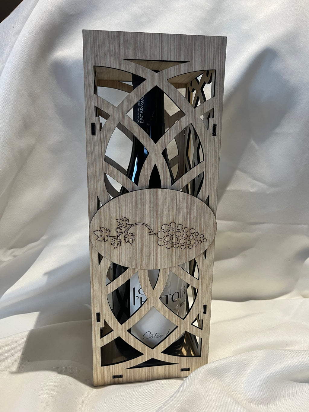 Coffret vin ajouré