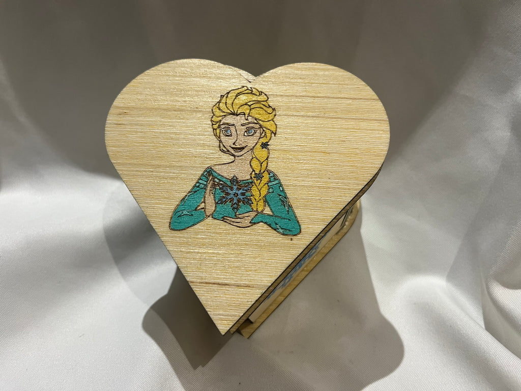 Boite - Cœur Elsa reine des neiges