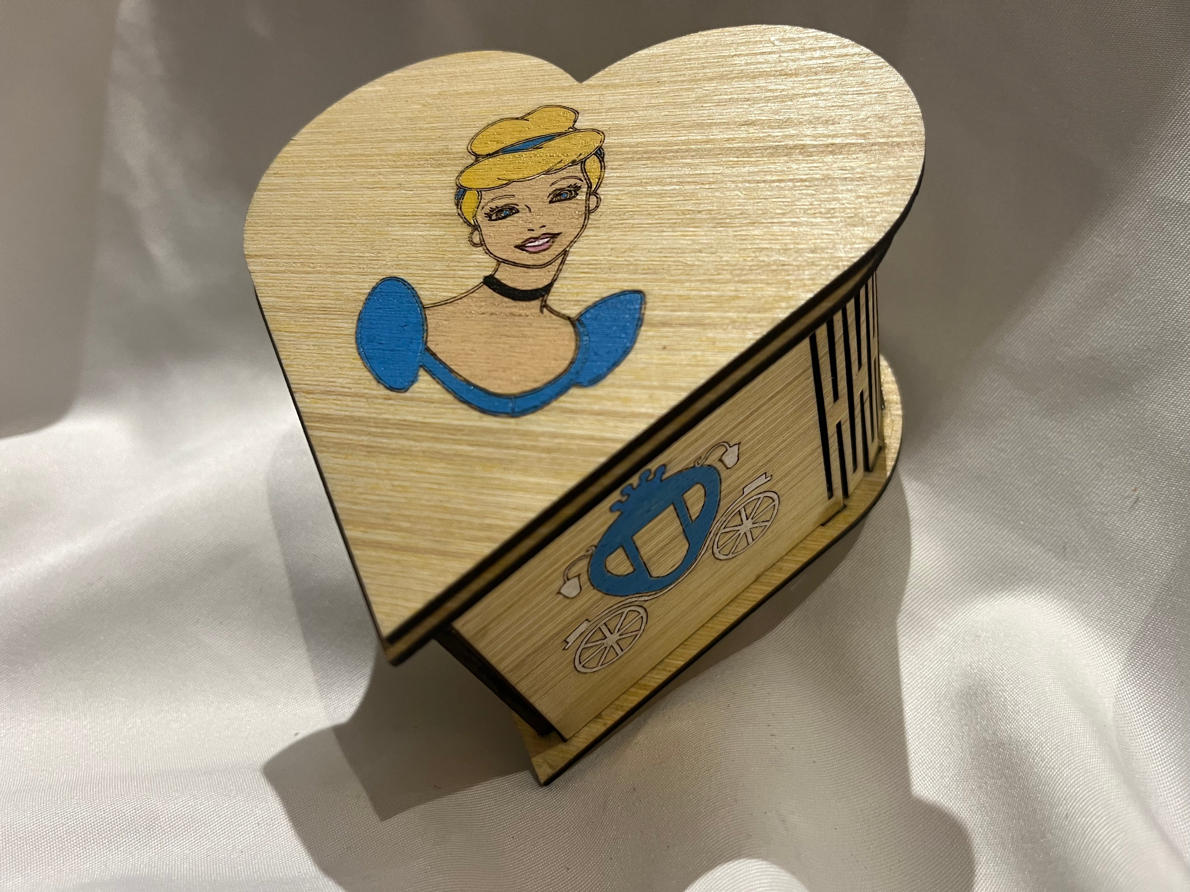 Boite - Cœur Cendrillon