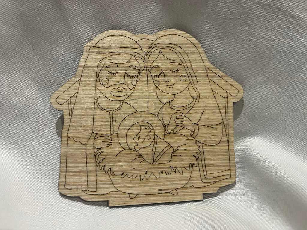 DIY - Pièces de Noël à colorier