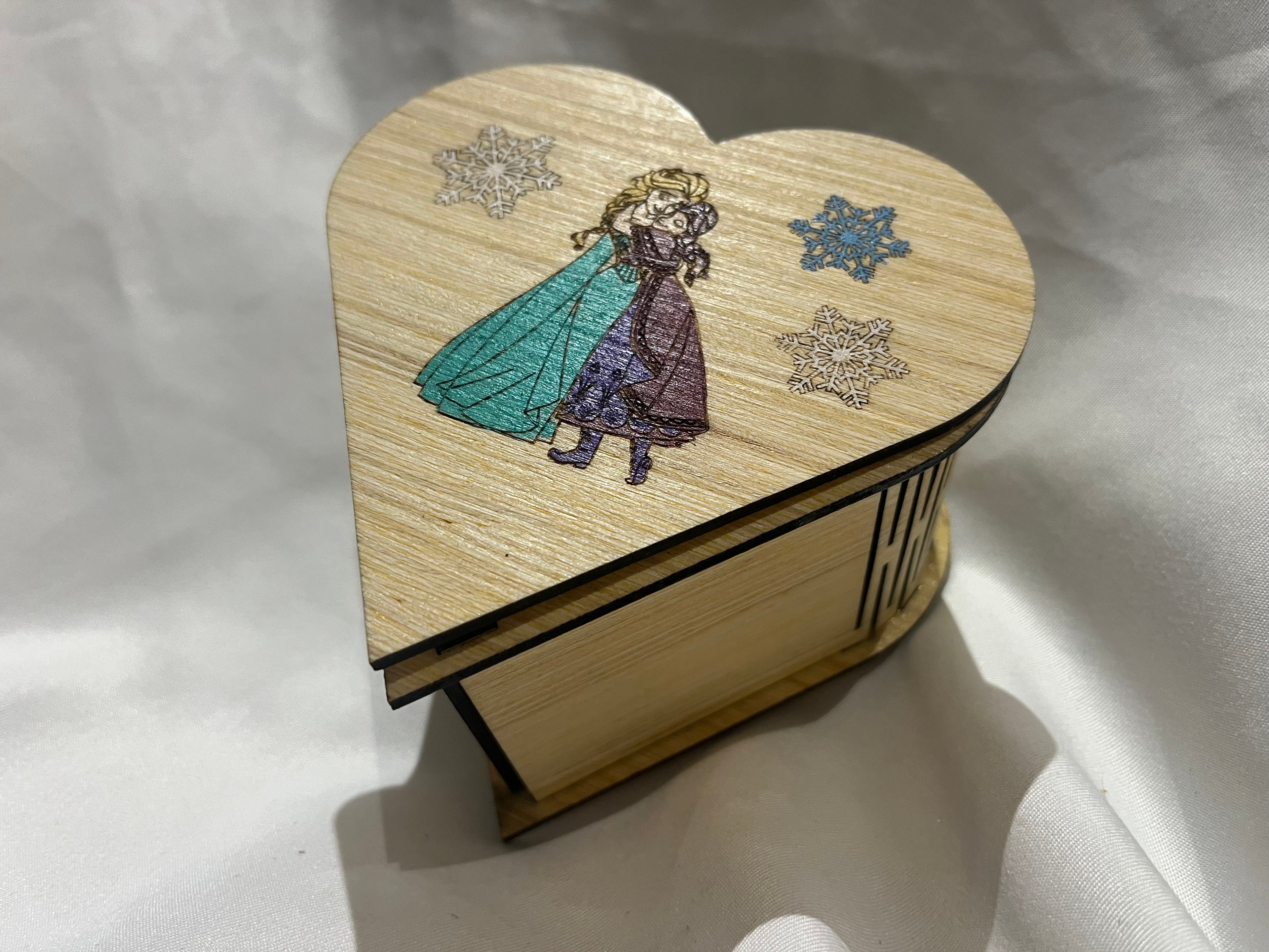 Boite - Cœur Reine des neiges