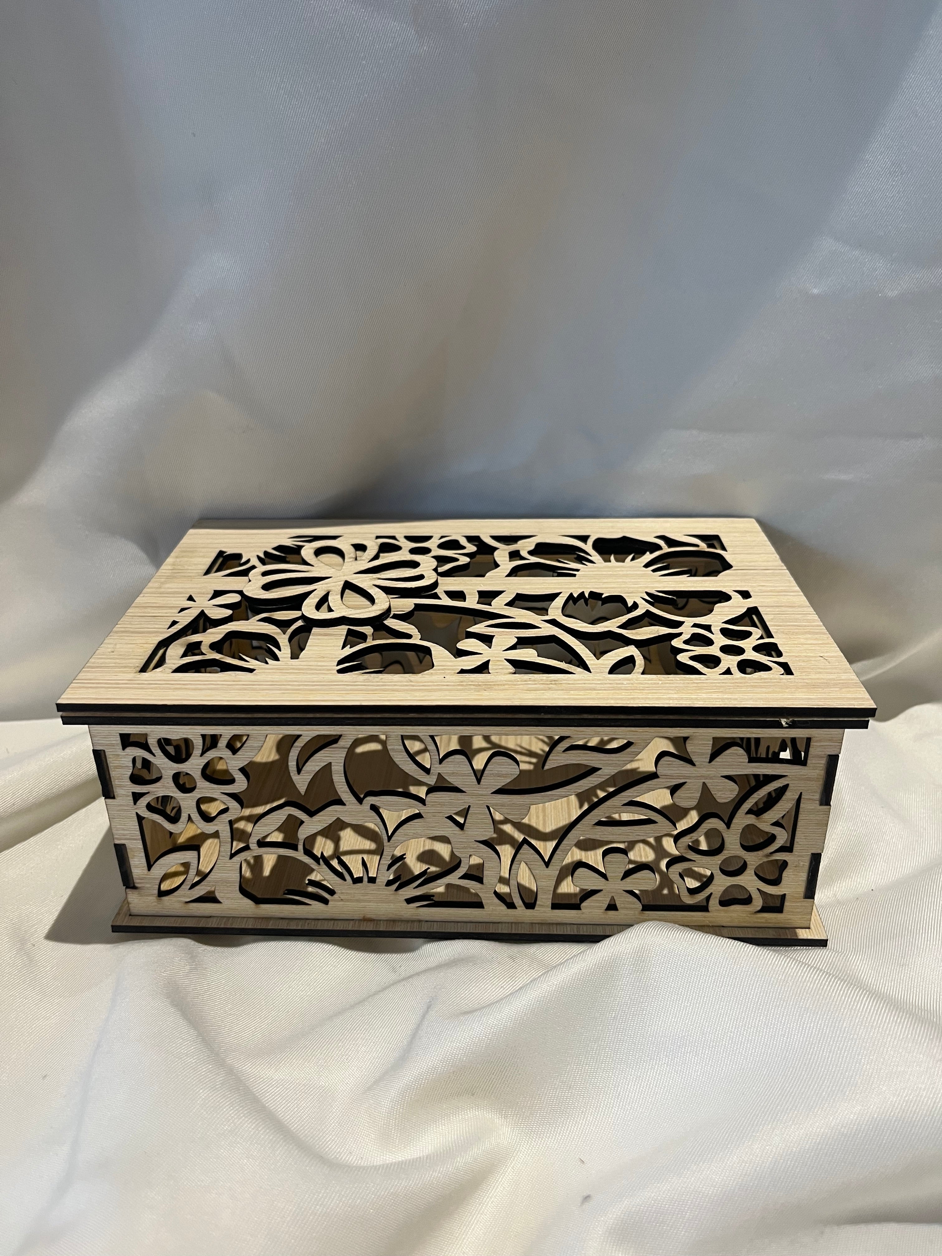 Boite cadeau - fleurs