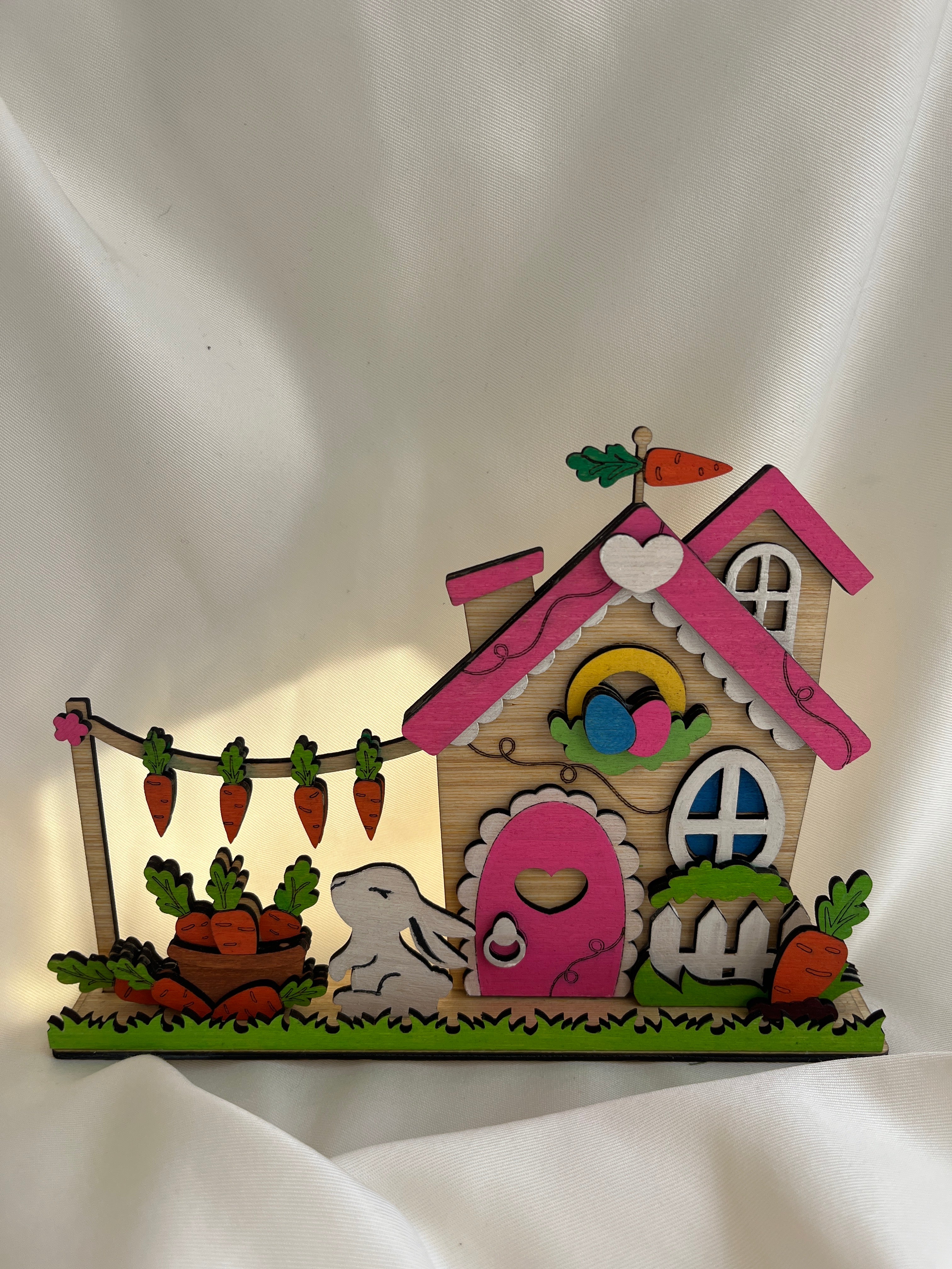 Pâques - Maison de lapins