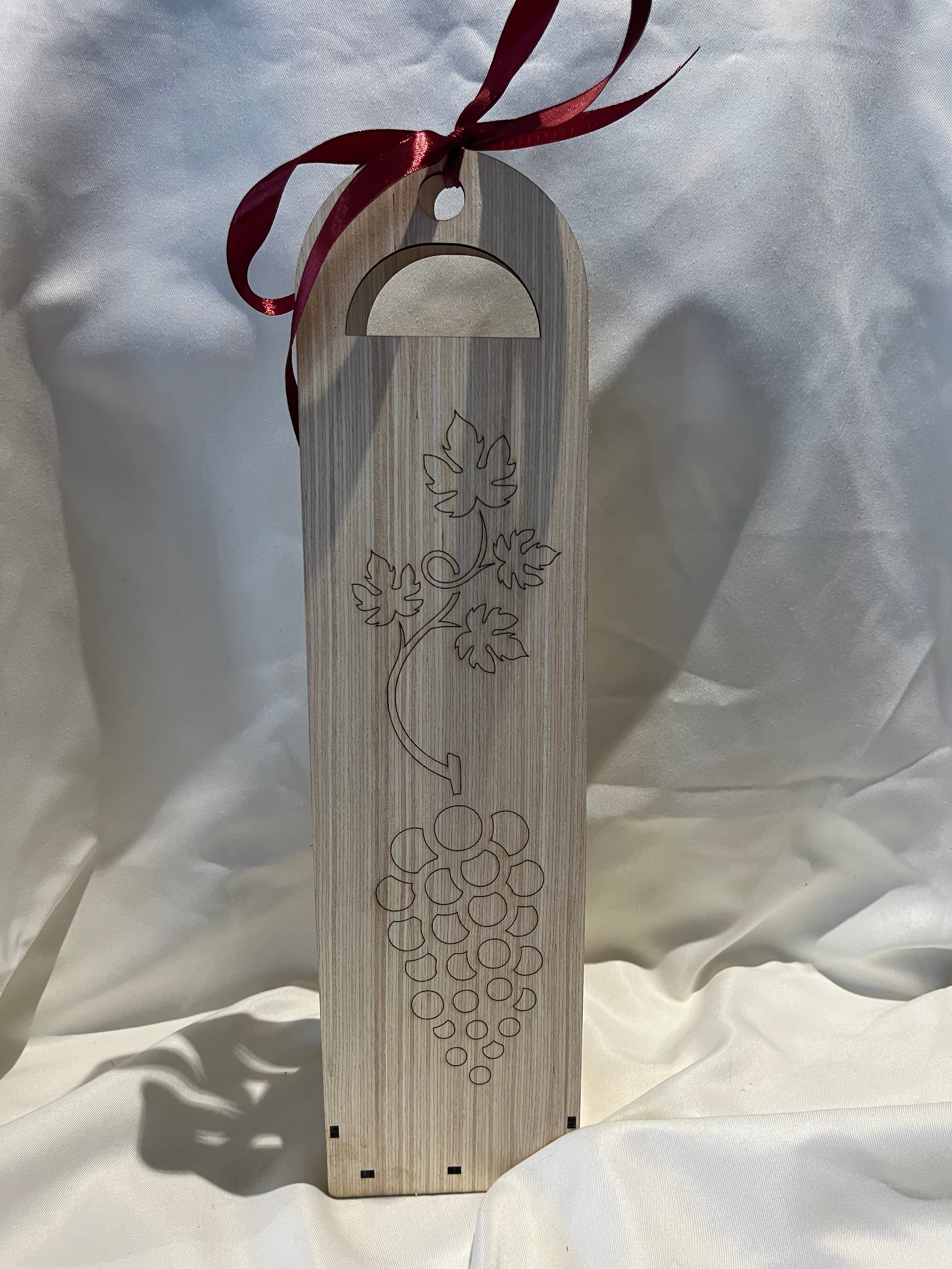 Coffret vin ruban - raisin