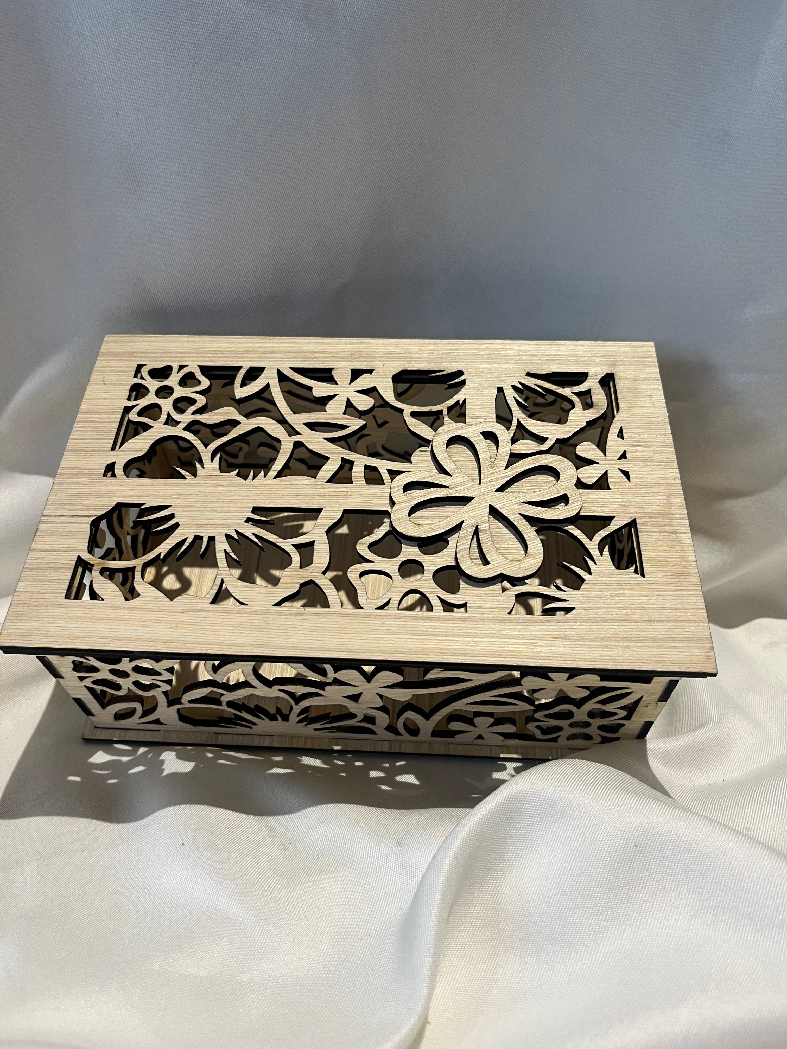 Boite cadeau - fleurs