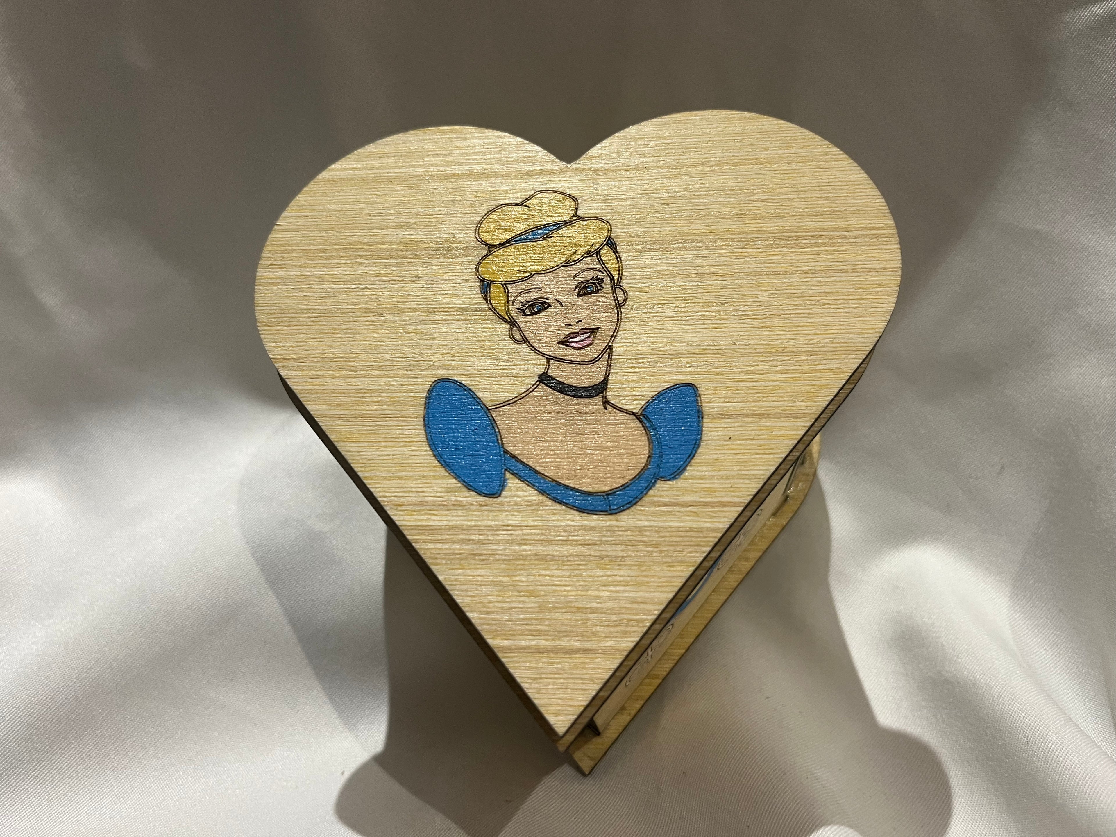 Boite - Cœur Cendrillon