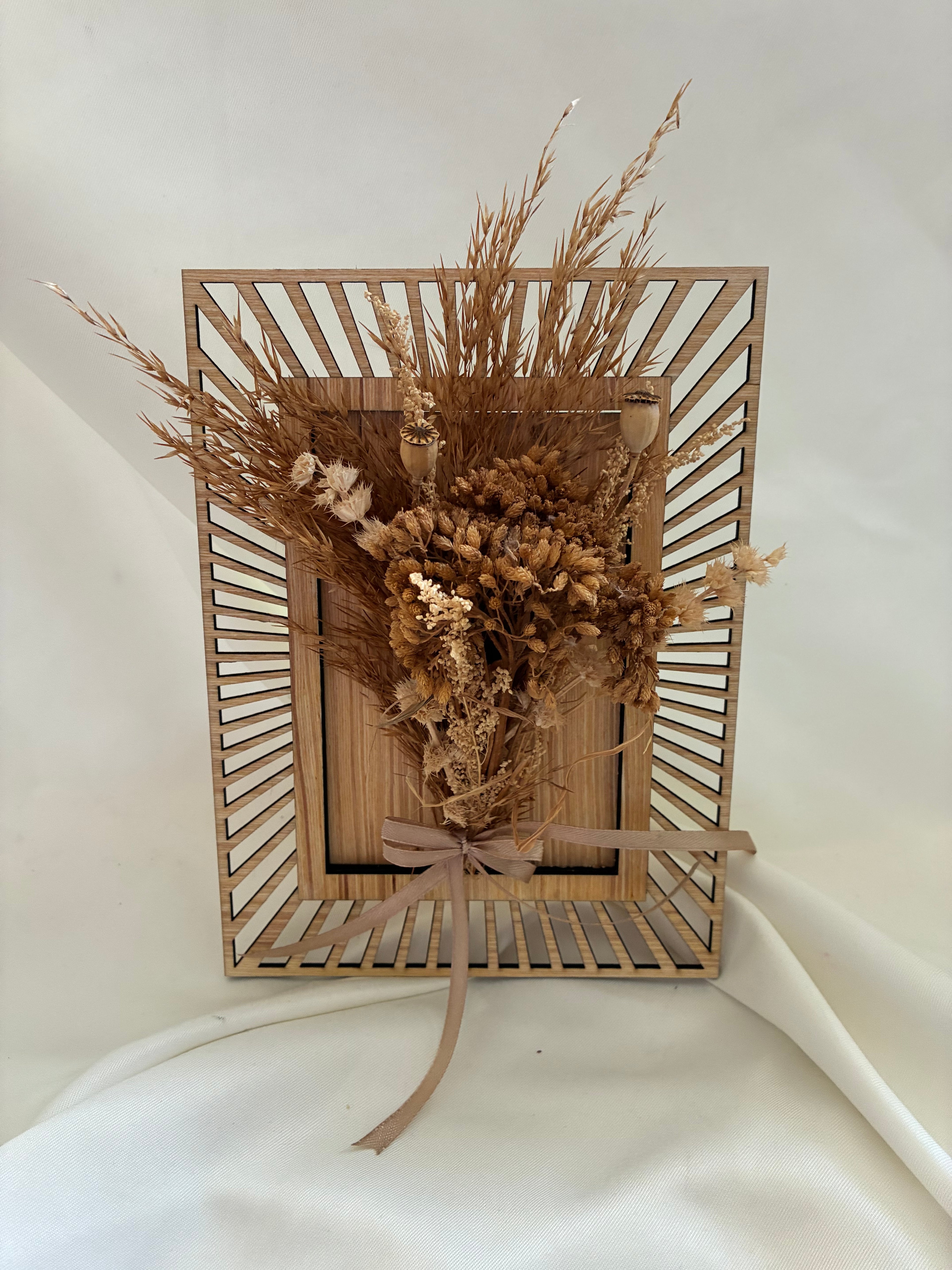Cadre fleurs séchées