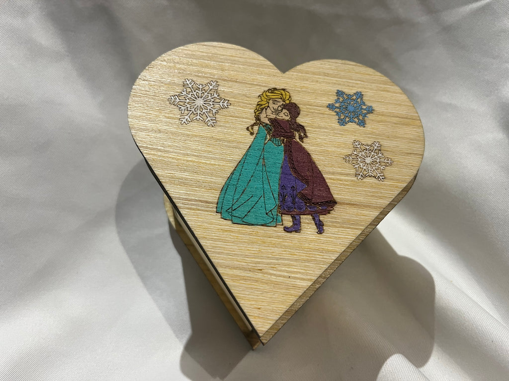 Boite - Cœur Reine des neiges