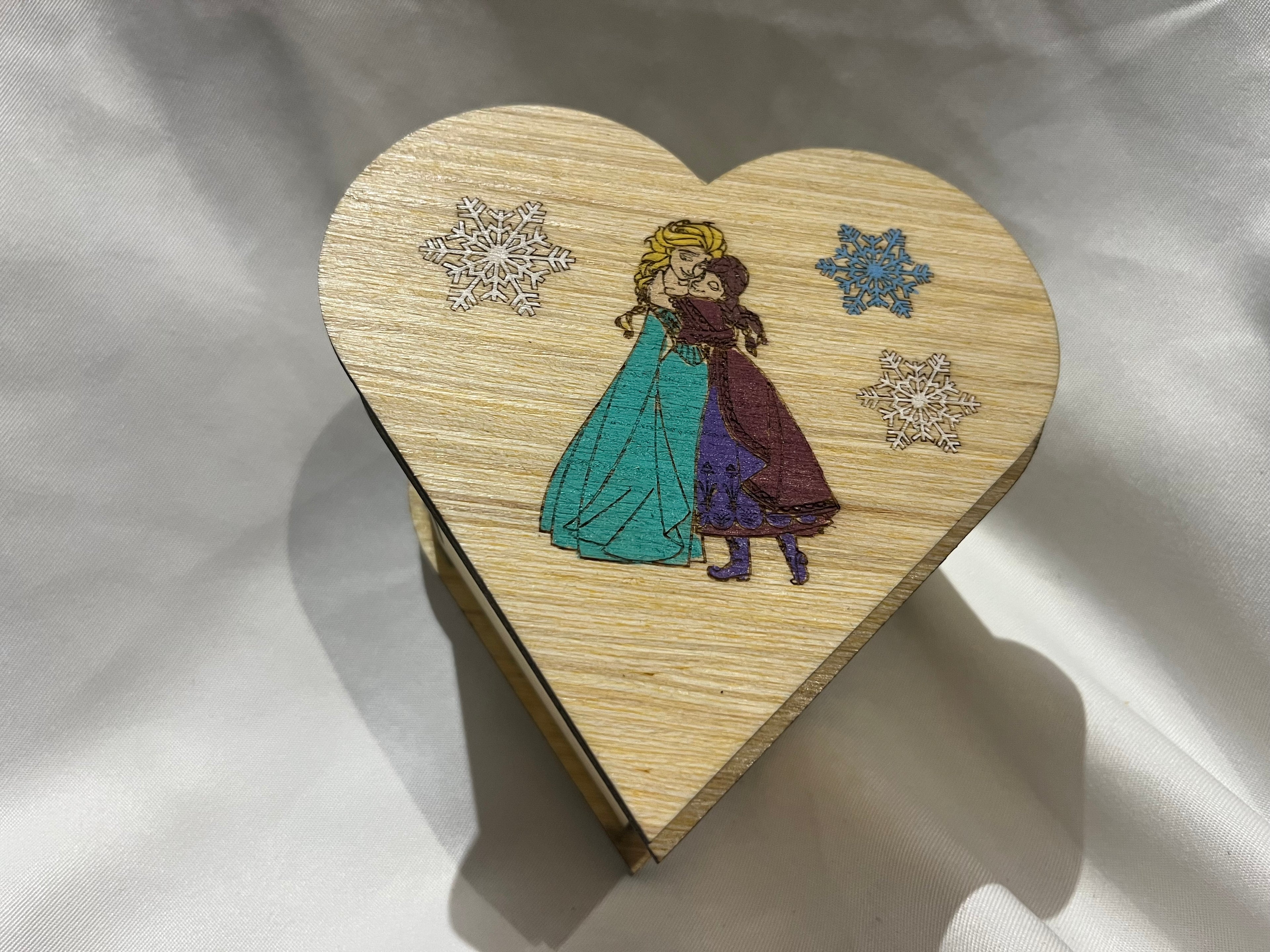 Boite - Cœur Reine des neiges