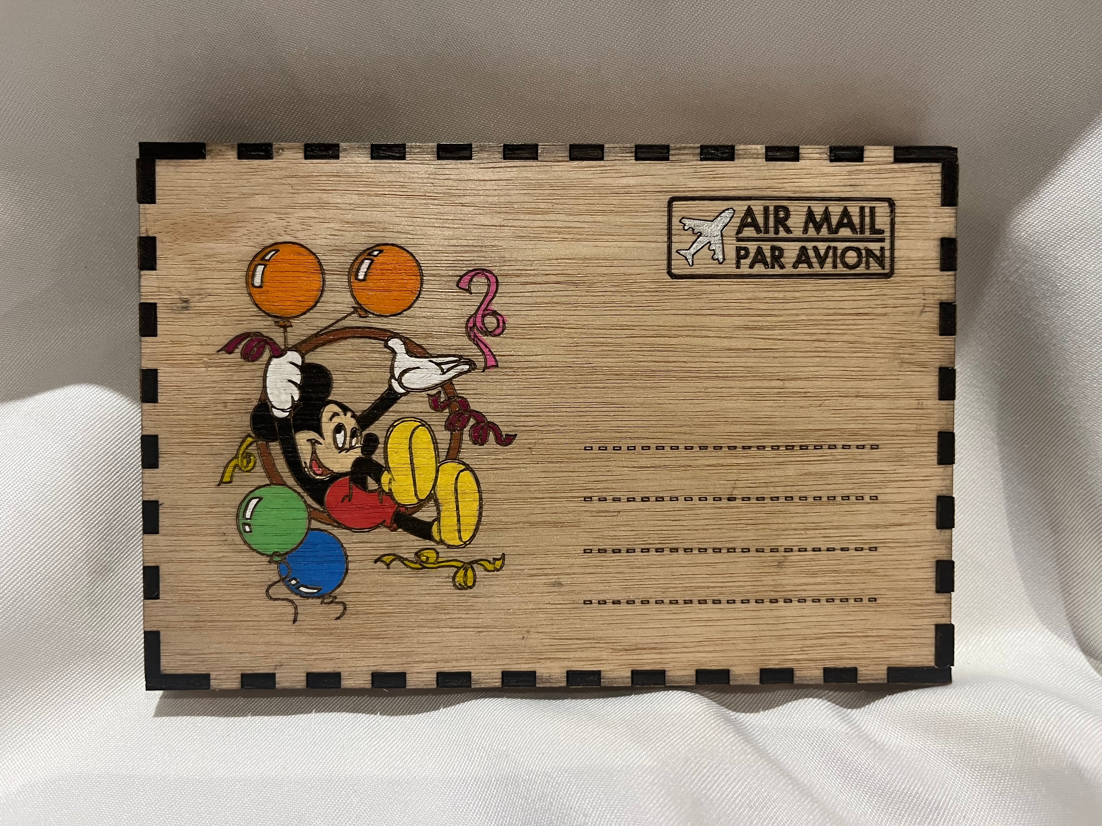 Enveloppe - Mickey cerceau