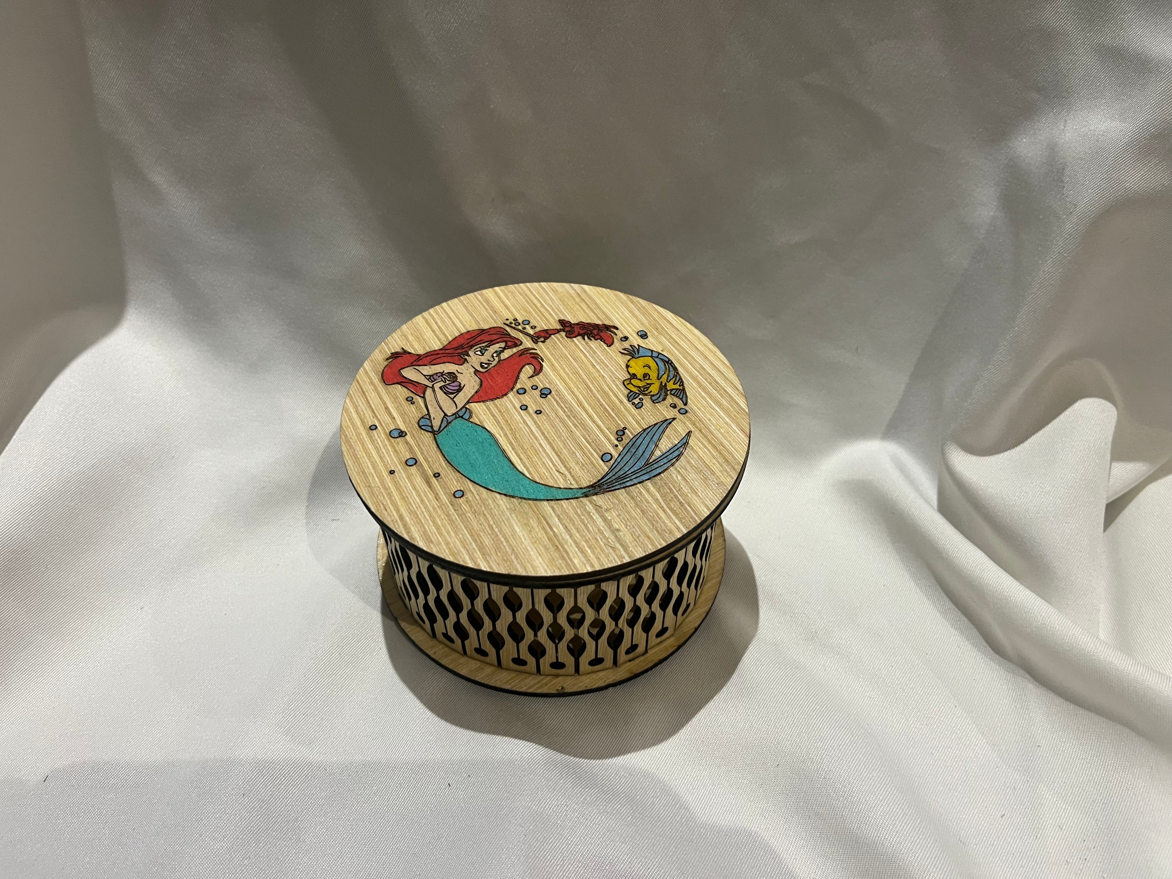 Boite - Ronde Ariel petite sirène