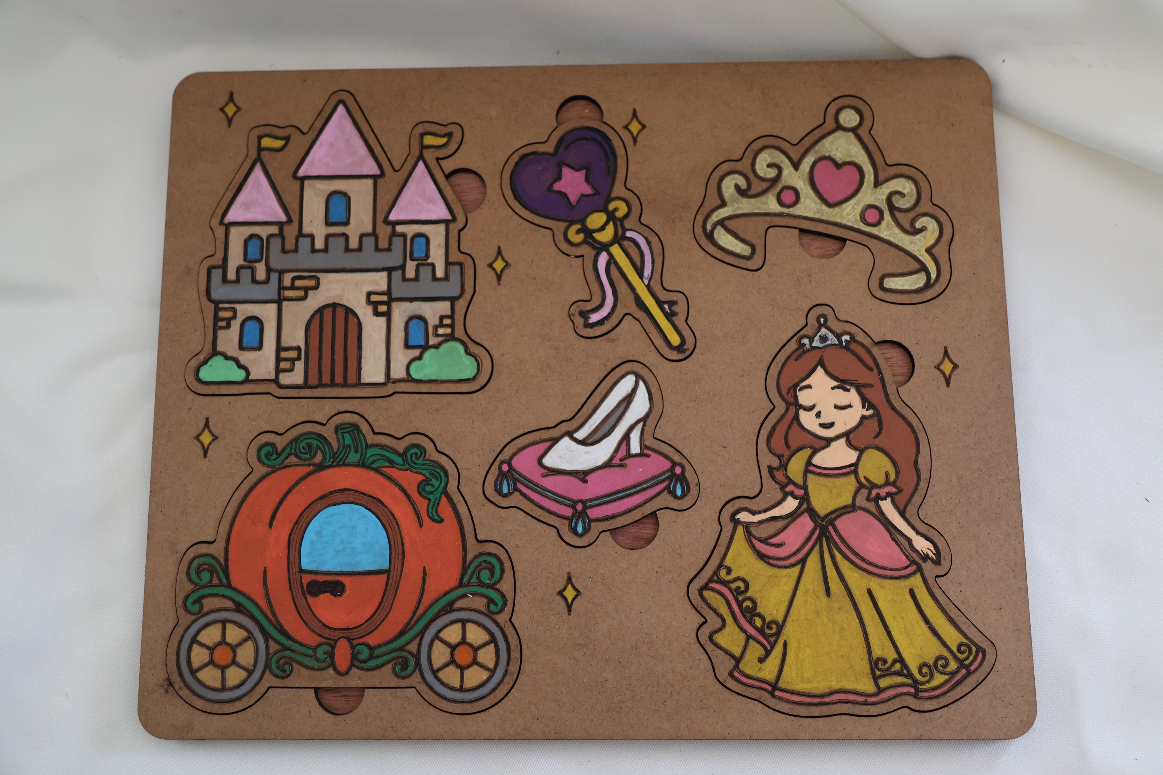 Puzzle bois - Princesse