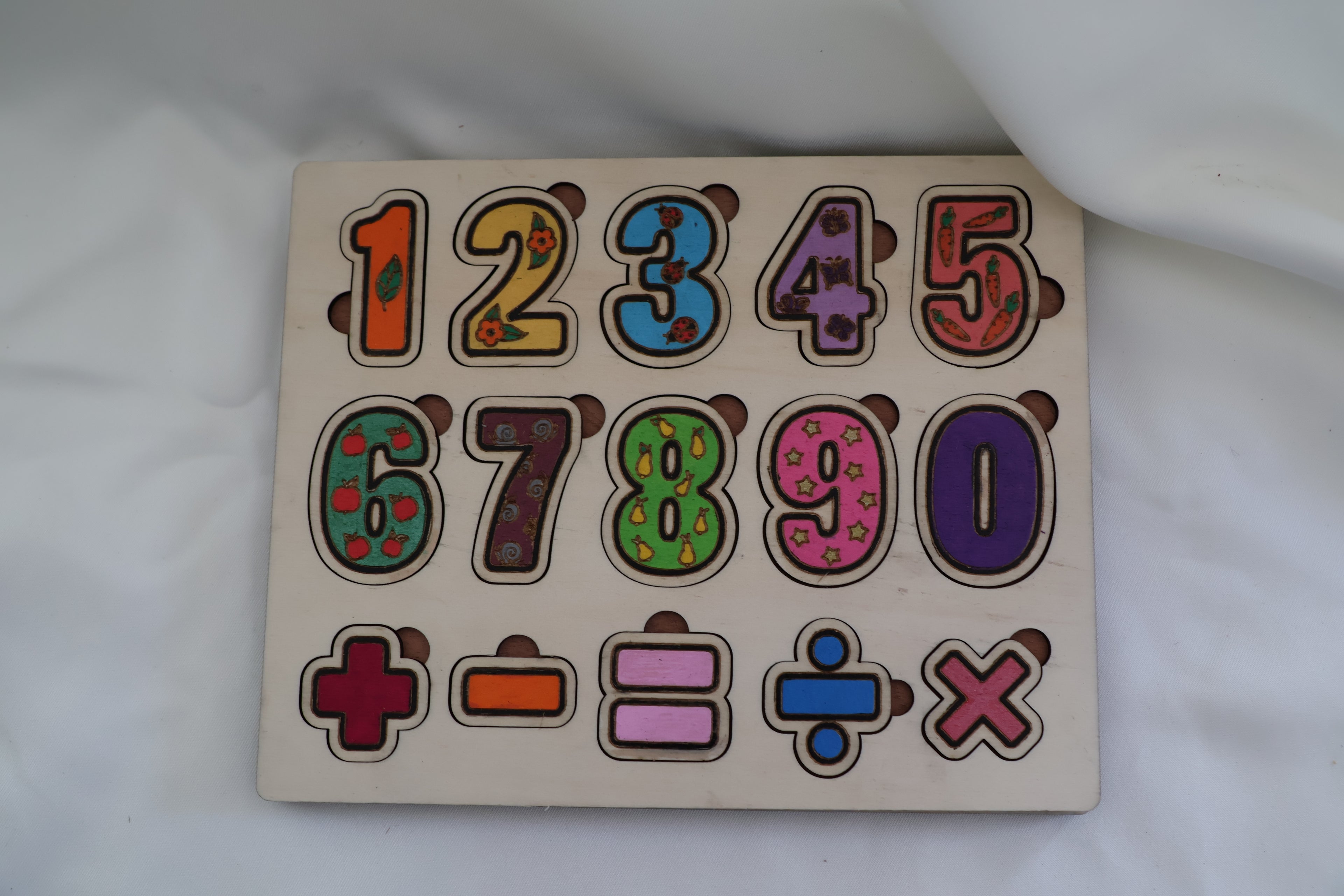 Puzzle bois - Chiffres