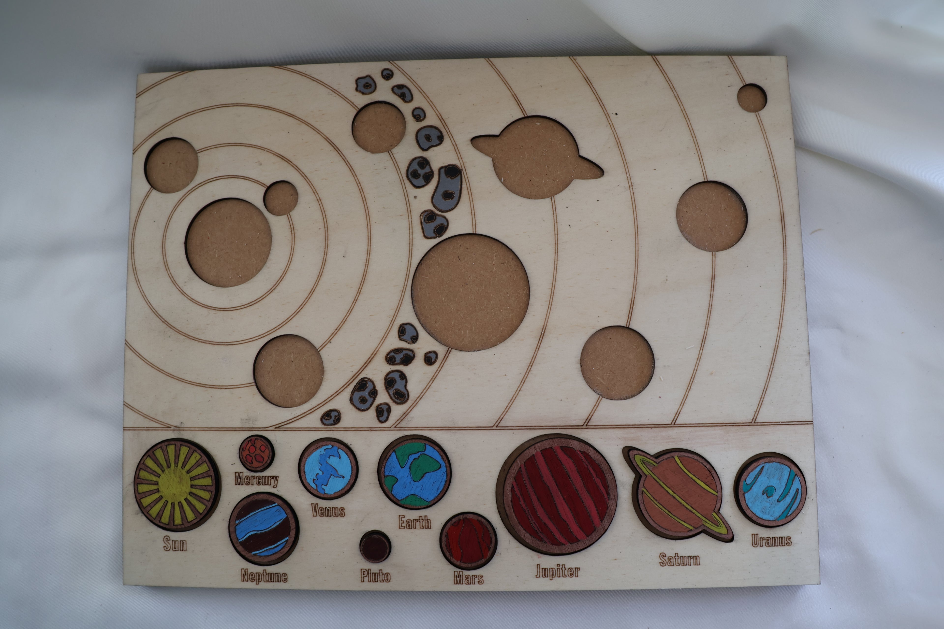 Puzzle bois - Planètes