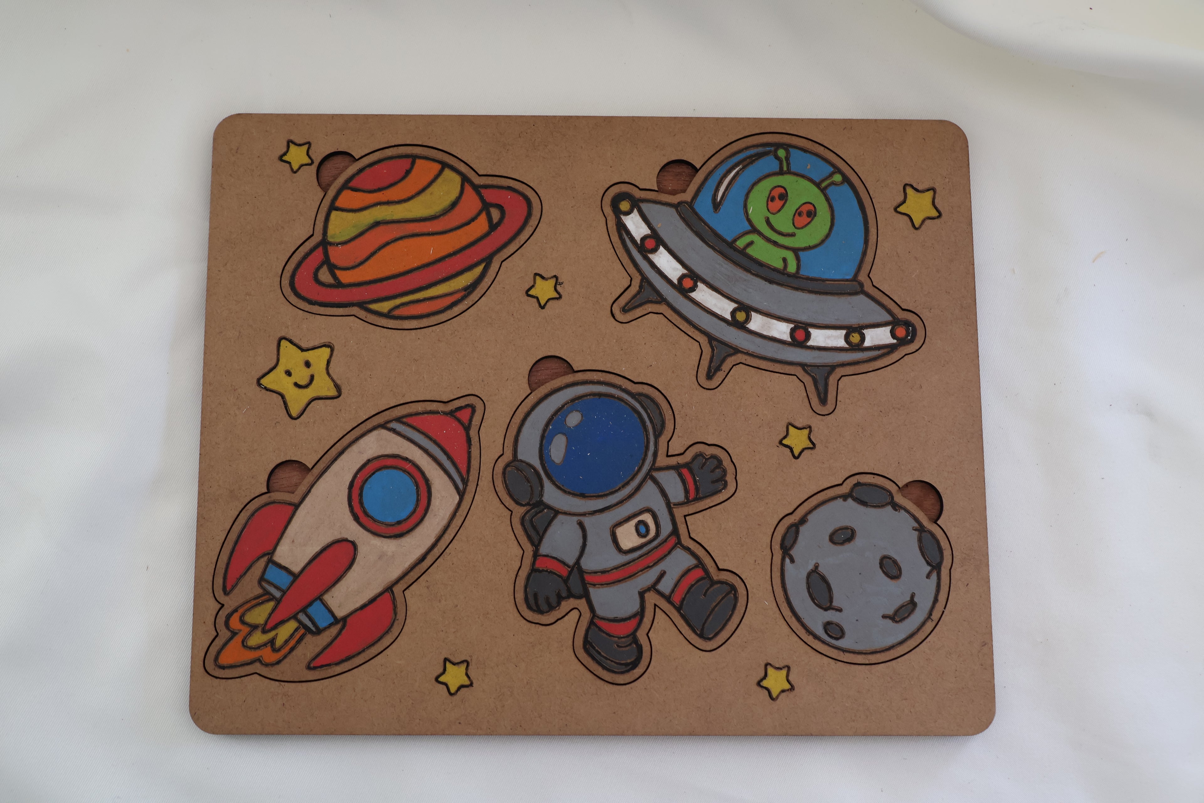 Puzzle bois - Espace