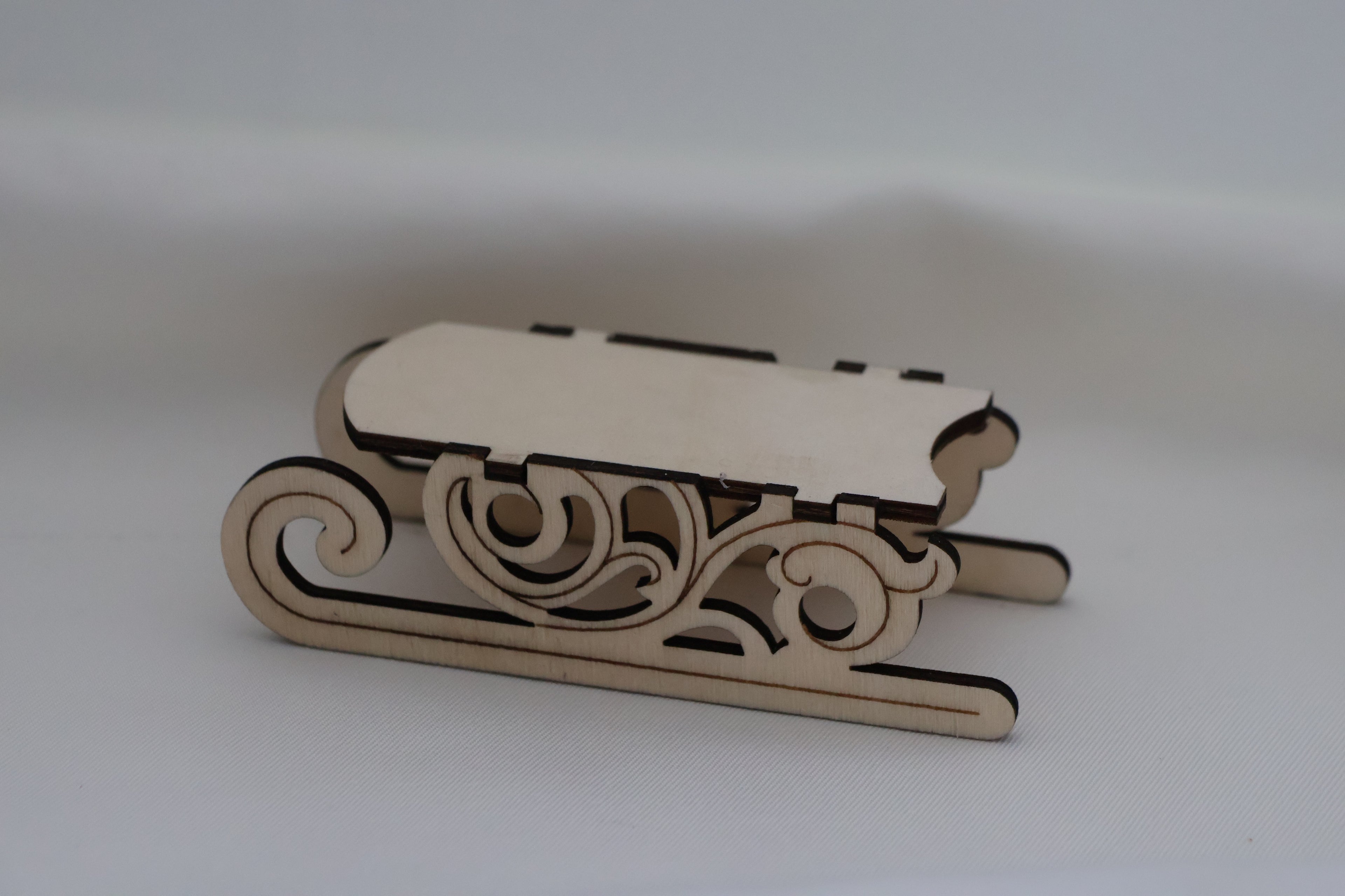 Noël - Luge miniature