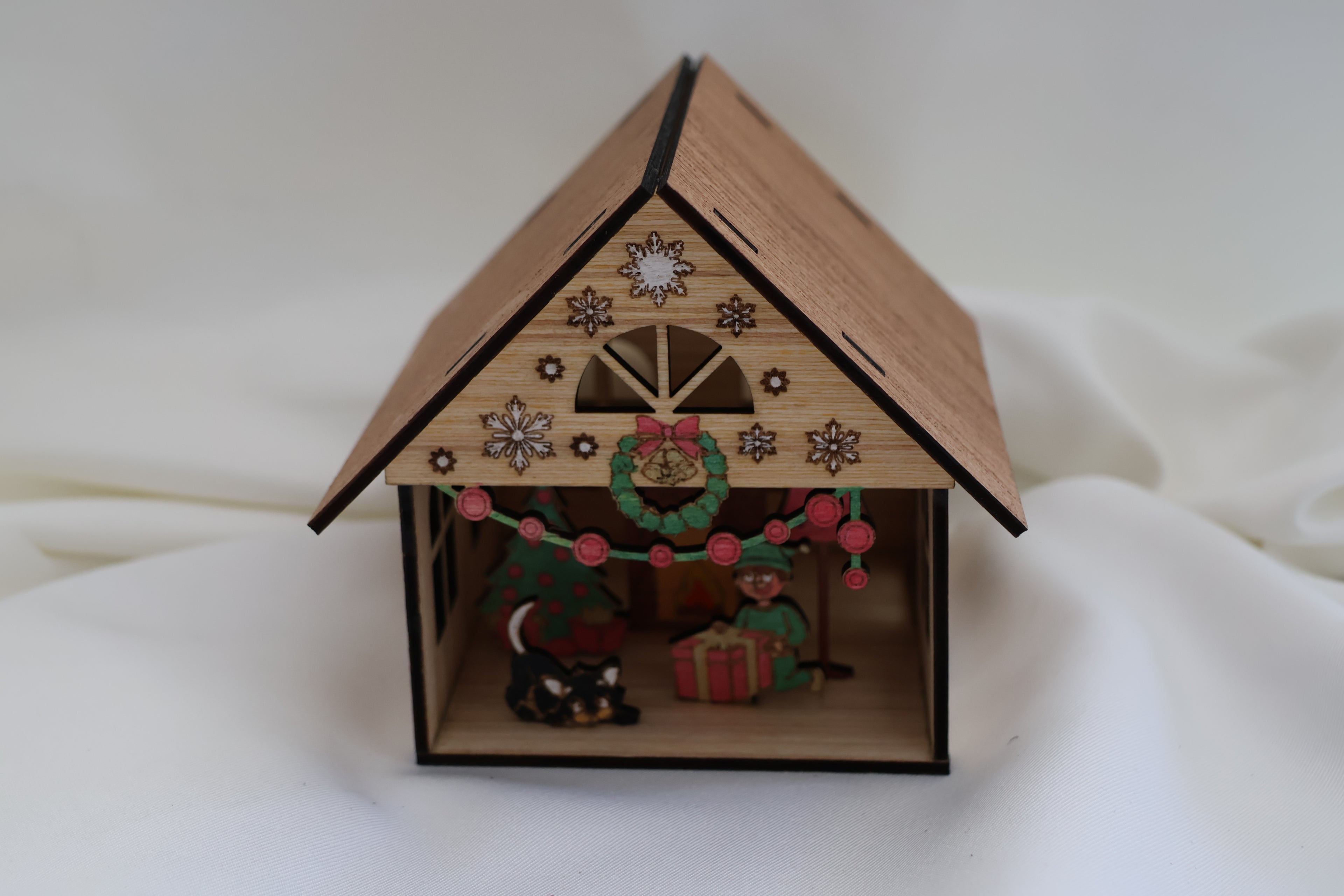 Noël - Maison bois habitants